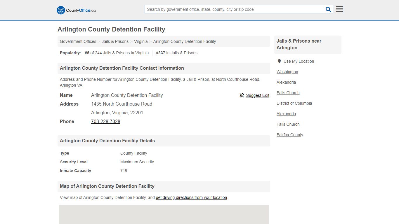 Arlington County Detention Facility - Arlington, VA ...